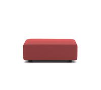 KARTELL pouf PLASTICS DUO TECH FABRIC (Brique - Faux cuir)