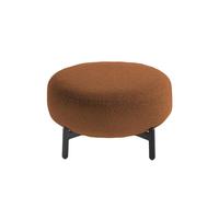 KARTELL pouf repose-pieds LUNAM tissu ORSETTO (Rouille - Acier verni et tissu)