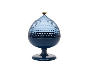 Kartell Pumo, Conteneur/centre de table, Bleu ciel et bleu