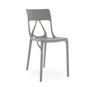 KARTELL set de 2 chaises AI LITE - THE FIRST CHAIR CREATED BY A.I. (Gris - Polymère thermoplastique recyclé à 100%)