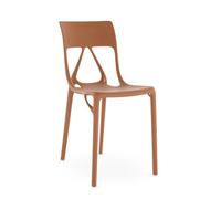 KARTELL set de 2 chaises AI LITE - THE FIRST CHAIR CREATED BY A.I. (Marron - Polymère thermoplastique recyclé à 100%)