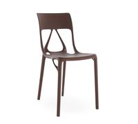 KARTELL set de 2 chaises AI LITE - THE FIRST CHAIR CREATED BY A.I. (Moka - Polymère thermoplastique recyclé à 100%)