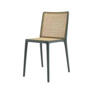 KARTELL set de 2 chaises BELVEDERE (Forêt verte - Polymère thermoplastique recyclé à 100%)