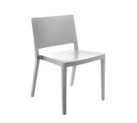 KARTELL set de 2 chaises LIZZ MAT (Gris opaque - technopolymères)