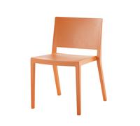 KARTELL set de 2 chaises LIZZ MAT (Orange Opaque - technopolymères)