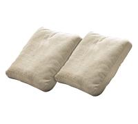KARTELL set de 2 coussins pour canapé PLASTICS DUO (Ecru - Tissu Nilo)