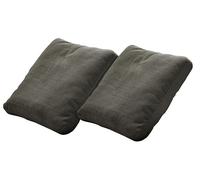 KARTELL set de 2 coussins pour canapé PLASTICS DUO (Gris - Tissu Nilo)