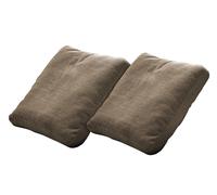 KARTELL set de 2 coussins pour canapé PLASTICS DUO (Gris tourterelle - Tissu Nilo)