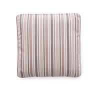 KARTELL set de 2 coussins pour l'extérieur PLASTICS OUTDOOR (Rayures brique - Tissu acrylique)