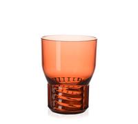 KARTELL set de 4 verres TRAMA (H 11 cm / Rosé - Technopolymère thermoplastique transparent)