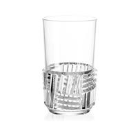 KARTELL set de 4 verres TRAMA (H 15 cm / Cristal - Technopolymère thermoplastique transparent)