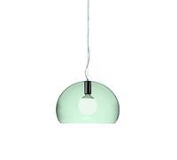 Kartell Small FL/Y Transparent Pendelleuchte, sauge vert