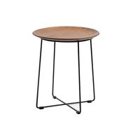 KARTELL table basse AL WOOD (Frêne foncé - Bois courbé et acier peint en noir)