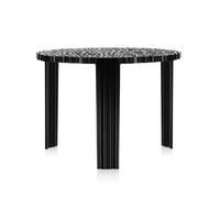 KARTELL table basse moyenne T-TABLE H 36 cm (Noir - Teinté dans la masse PMMA)