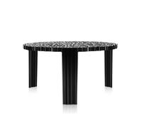 KARTELL table basse T-TABLE H 28 cm (Noir - Teinté dans la masse PMMA)