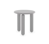 KARTELL table basse UNDIQUE MAS H 51 cm (Gris - Bois de hêtre laqué polyester)