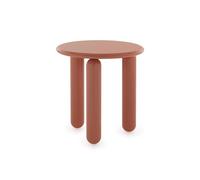 KARTELL table basse UNDIQUE MAS H 51 cm (Orange - Bois de hêtre laqué polyester)