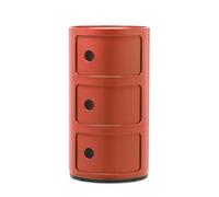 KARTELL table de chevet COMPONIBILI à trois éléments (Orange - ABS)