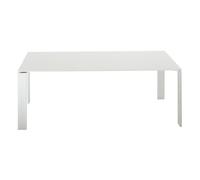 KARTELL table FOUR 190x79xH73 cm (Plateau blanc - Pieds blanc - Plateau en laminé anti-rayures et pieds en acier verni)