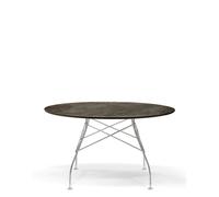 Kartell Table Glossy - bronze vielli - chrome - rond