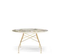 Kartell Table Glossy - rond - doré - Symphonie
