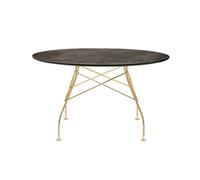 Kartell Table Glossy - bronze vielli - doré - rond
