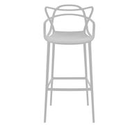 KARTELL tabouret MASTERS STOOL H 75 cm (Blanc - Technopolymère thermoplastique recyclé soft touch)