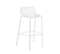 KARTELL tabouret pour l'extérieur HIRAY (Blanc - Acier verni)