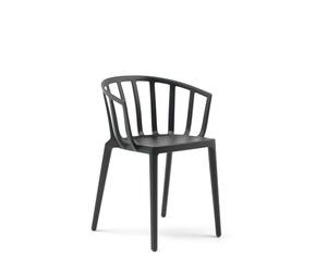 Kartell Venice Chaise, Polycarbonate, Noir Mat, 52,5x51xH75