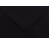 Karten co. mini briefumschläge24Plus lot de 25 enveloppes pour cartes de visite noir 6 x 9 cm-fermeture par humidification d'une zone collante, grammage 120 g/m²