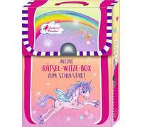 Kartenbox - Meine Rätsel-Witze-Box zum Schulstart: Einhorn Paradies