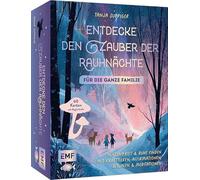 Kartenset: Entdecke den Zauber der Rauhnächte - 60 Karten mit Begleitheft für die ganze Familie: Achtsamkeit & Ruhe finden mit Krafttieren, Affirmationen, Ritualen & Meditationen für Kinder ab 5