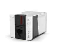 Karteo Evolis Zenius 2 [ ZN2-0001.E ] Imprimante de cartes USB unilatérale pour carte d'employé, carte d'étudiant, carte d'étudiant, haute qualité d'impression - Connexion USB sur PC