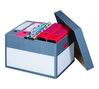 karton-billiger Lot de 10 boîtes d'archives de qualité supérieure avec fond et couvercle pour classeur A4