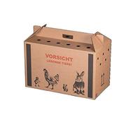 karton-billiger Lot de 10 cartons de transport pour animaux de compagnie - 3 tailles (L - 580 x 309 x 369 mm)