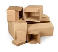 karton-billiger Lot de 50 cartons d'expédition pliables 300 x 300 x 150 mm Fefco0201 à simple cannelure 30 x 30 x 15 cm