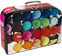 Karton P+P Valise plastifiée 34 cm Couleurs