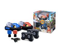 Karts télécommandés - BUKI - 37296 - Pack 2 karts - 2,4 GHz portée 25 m - Batteries lithium rechargeables USB