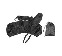 Karu 12 Housse de protection pour four à pizza imperméable et durable en tissu Oxford avec sac de cheminée pour machines à pizza en plein air Matériau enduit d'argent 420D