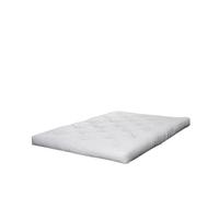 Matelas futon écru 16 cm coeur en fibre de coco 160x200