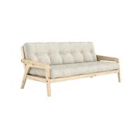 Karup Grab Canapé-lit en Pin Laqué Transparent/640 Craie Douce