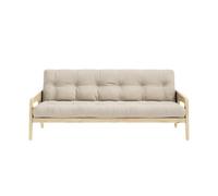 Karup Grab Canapé-lit en Pin Laqué Transparent/747 Beige