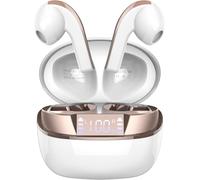 KARWL-Ecouteurs Bluetooth Sans Fil,Écouteurs Bluetooth 5.3 Avec 4 Enc Réduction De Bruit Mic,40 Heure Hifi Son Stéréo Basses Ecouteurs Sans Fil,Oreillette Bluetooth Ip7 Étanche,Écran Led,Contrôle Tac