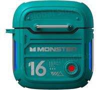 KARWL-Monster Casque Sans Fil Bluetooth 5.3,Qualité Audio Hi-Fi,Contrôle Touch,Design Ergonomique In-Ear (Green)