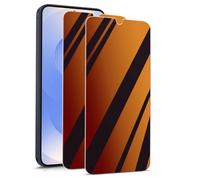 KARYLAX - 2 Pièces Protection d'écran de confidentialité (Gold), Film Protecteur Anti-Espion Effet Miroir Privaty Anti lumière bleue Compatible pour Smartphone Apple 15 (Pack x2)