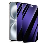 KARYLAX - 2 Pièces Protection d'écran de confidentialité (Violet), Film Protecteur Anti-Espion Effet Miroir Privaty Anti lumière bleue Compatible pour Smartphone Apple iPhone 13 (Pack x2)