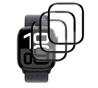 KARYLAX- 3 Pièces Protection d'écran en Verre Trempé, Dureté 9H 3D Couverture Complète pour Montre Apple Watch Series 10 (46 mm)