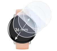 KARYLAX- 3 Pièces Protection d'écran en Verre Trempé, Dureté 9H, Protecteur Haute Qualité pour Montre Montre Ronde (36mm)