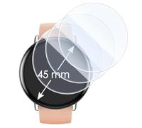 KARYLAX- 3 Pièces Protection d'écran en Verre Trempé, Dureté 9H, Protecteur Haute Qualité pour Montre Montre Ronde (45mm)