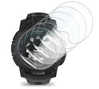 KARYLAX - 6 Pièces Film de Protection d'Écran Anti-rayure 100% transparent Compatible pour Montre Connectée Garmin Instinct 3-45 mm, Solar, Tactical Edition
